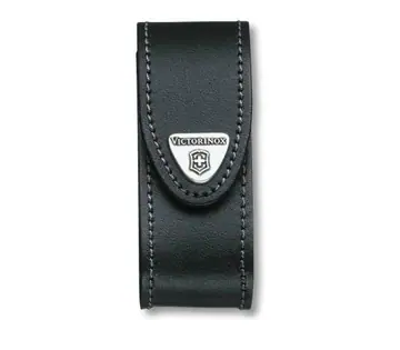 Victorinox Étui en Cuir Noir 98 mm