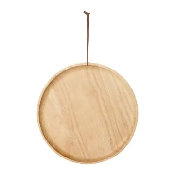 Øyo Assiette en Bois pour Dîner