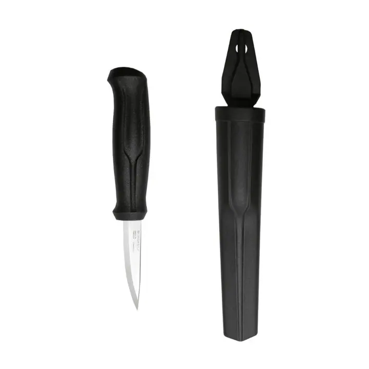 Morakniv Couteau de sculpture sur bois Basic (S) – Noir
