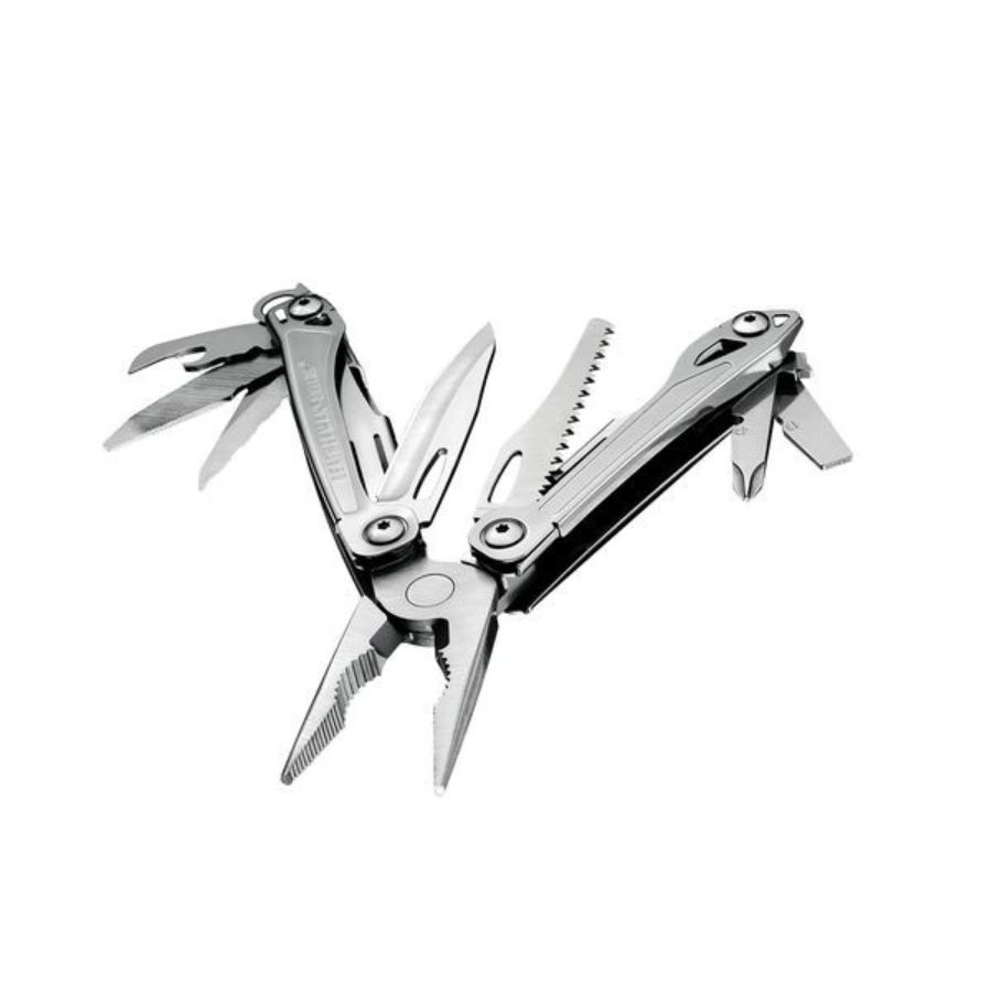 Leatherman Sidekick EDC multitool i rustfrit stål med tang, sav og multifunktionelle værktøjer