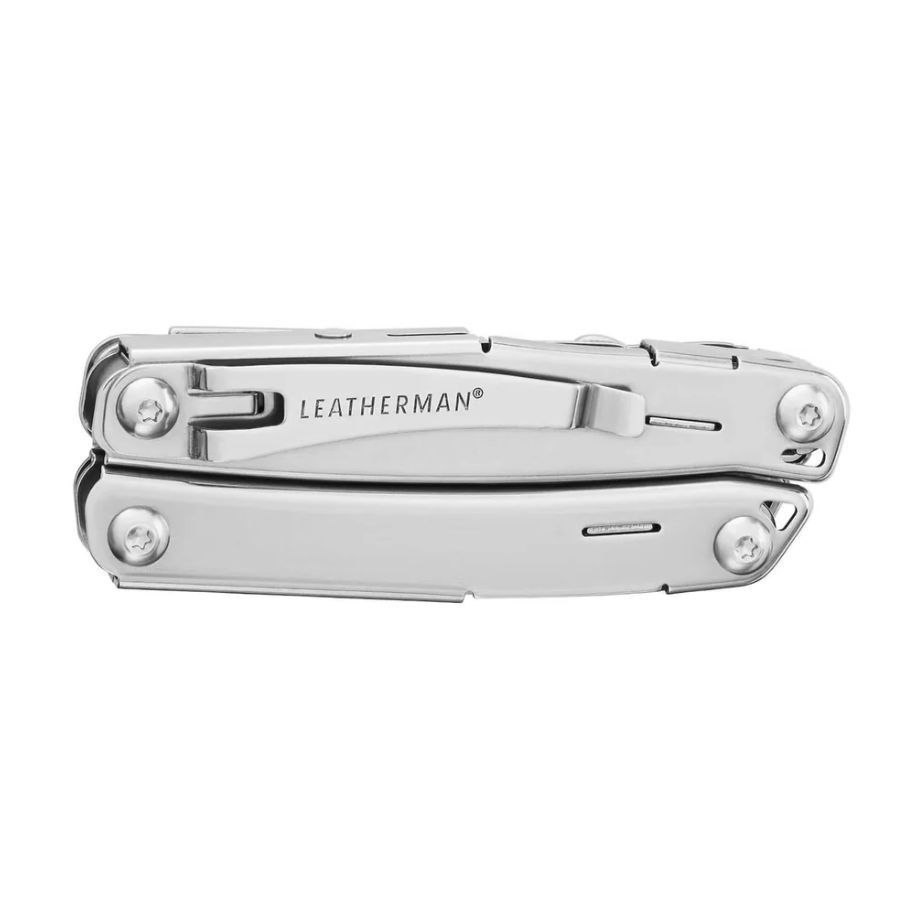 Leatherman Wingman EDC multitool i rustfrit stål med lommeklips lukket